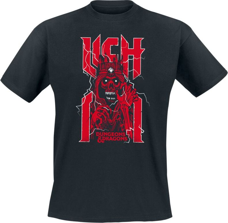Dungeons and Dragons Lich King Tričko černá - Merchstore.cz
