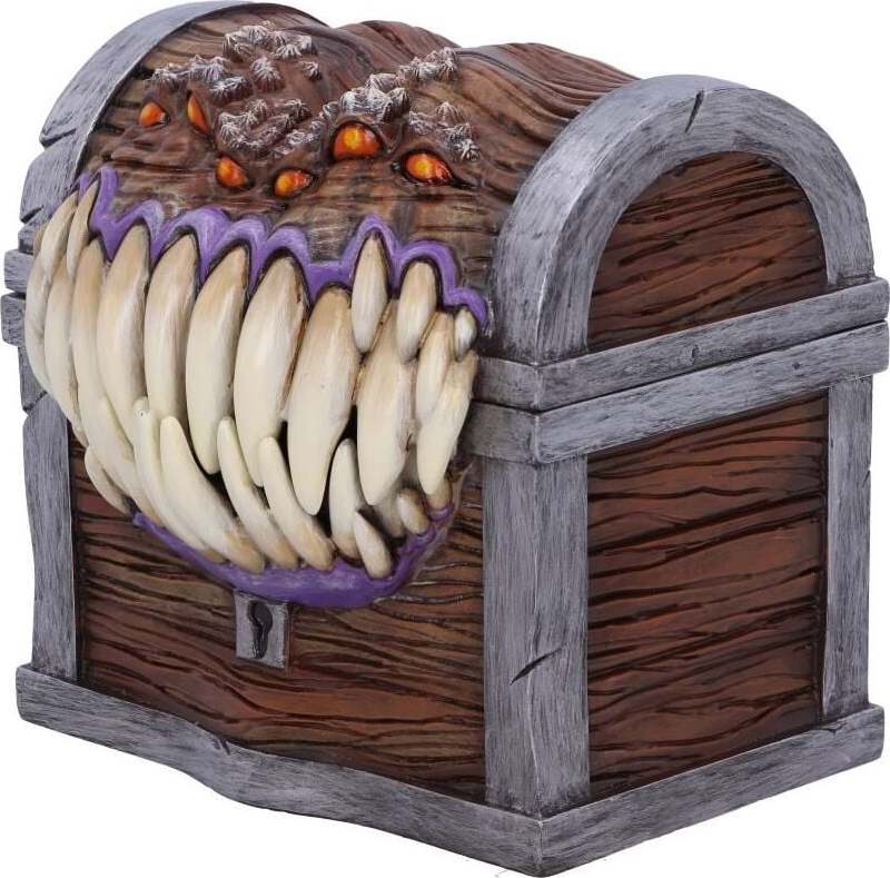 Dungeons and Dragons Nemesis Now - Mimic Dice Box dekorace vícebarevný - Merchstore.cz