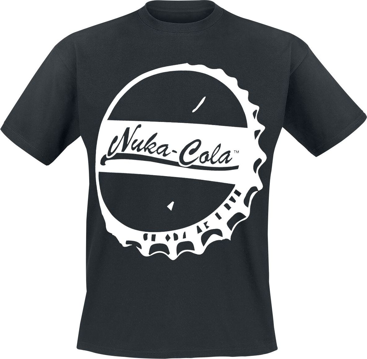 Fallout 4 - Nuka-Cola Bottle Cap Tričko černá - Merchstore.cz Fallout 4 - Nuka-Cola Bottle Cap Tričko černá - Merchstore.cz
