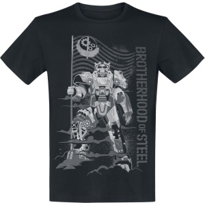Fallout Vault 33 - Steel Tričko černá