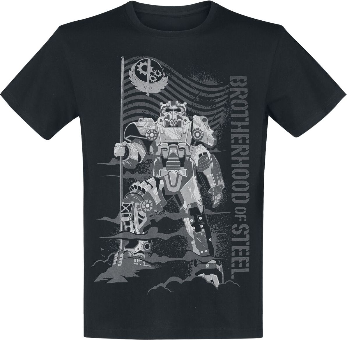 Fallout Vault 33 - Steel Tričko černá - Merchstore.cz