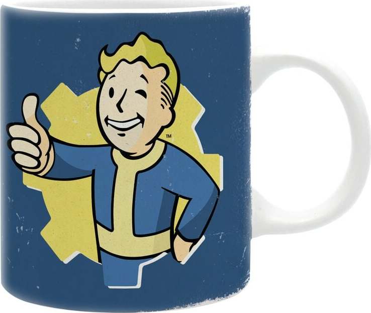 Fallout Vault Boy Blue Hrnek vícebarevný - Merchstore.cz