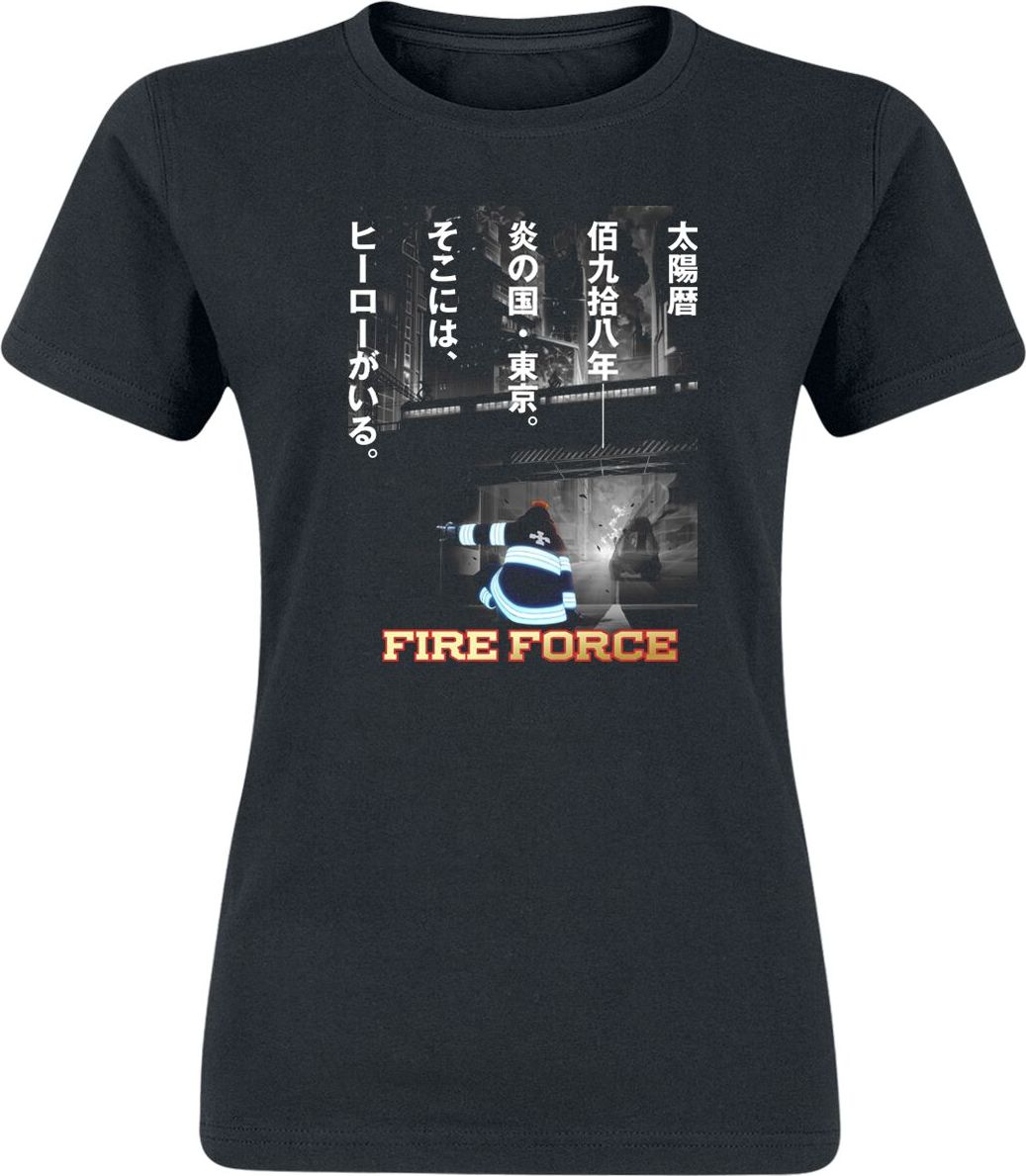 Fire Force Infernal Attack Dámské tričko černá - Merchstore.cz