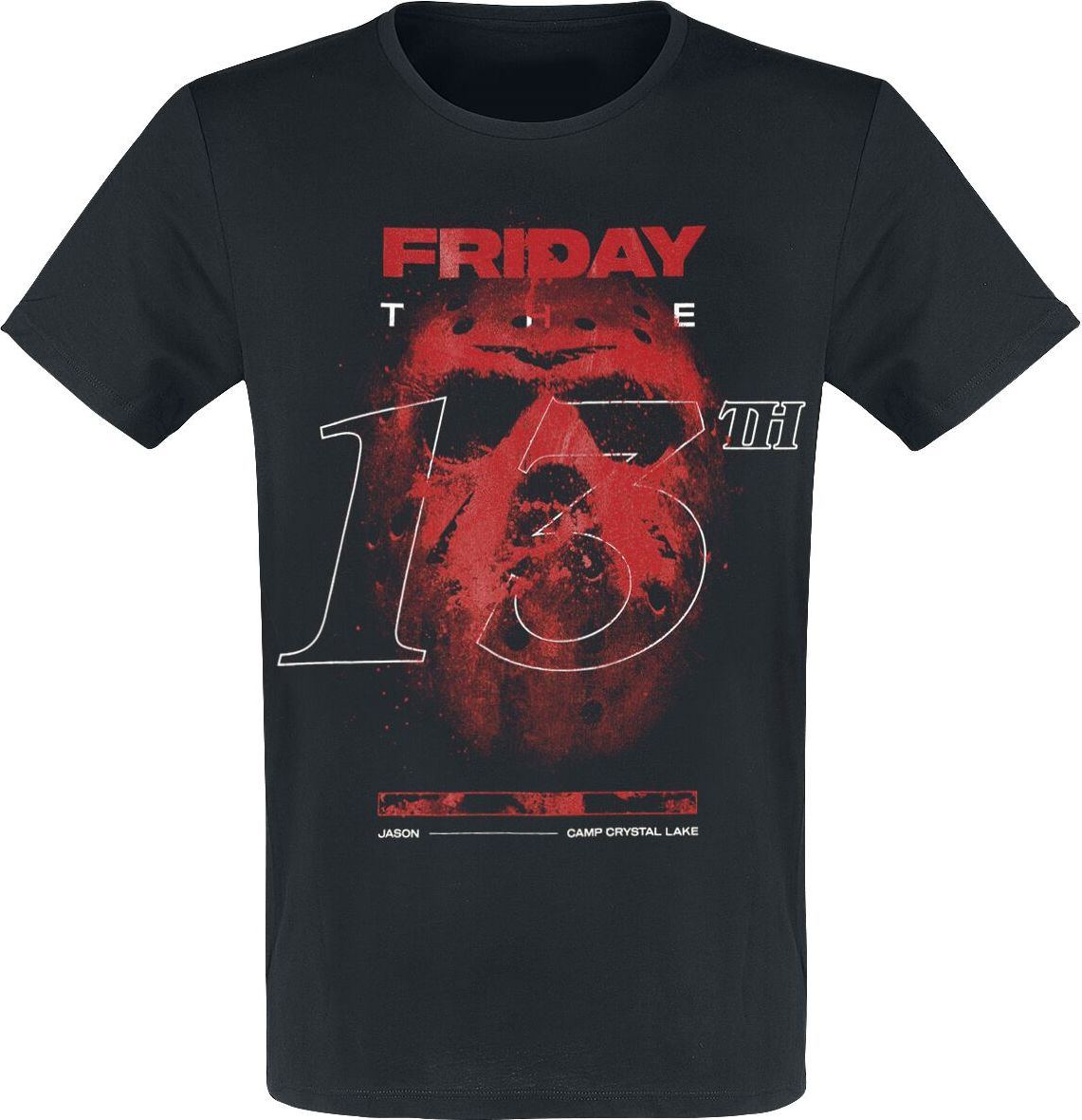Friday The 13th Jason - Poster Tričko černá - Merchstore.cz