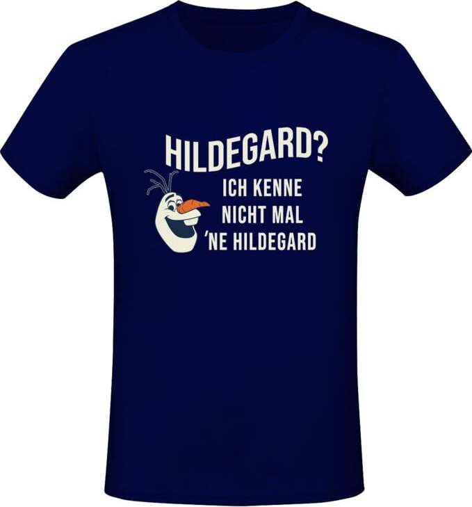 Frozen Hildegard Tričko tmavě modrá - Merchstore.cz