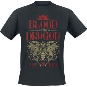 Game Of Thrones House of the Dragon - Blood Of The Dragon Tričko černá - Merchstore.cz