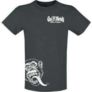 Gas Monkey Garage Side Kick Tričko charcoal - Merchstore.cz
