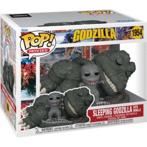Godzilla Vinylová figurka č.1954 Sleeping Godzilla with Minilla (Super Pop!' Sberatelská postava standard