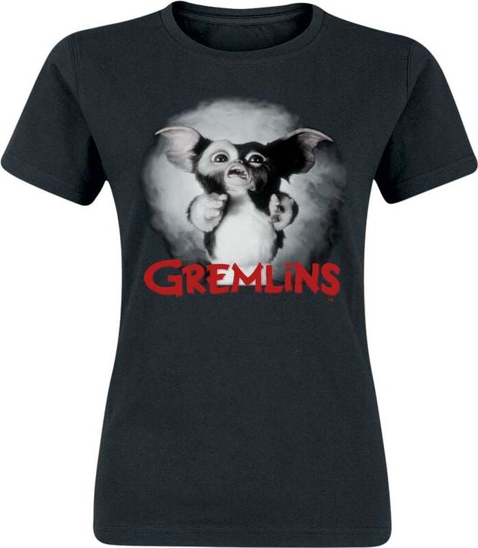 Gremlins Gremlin Scared Dámské tričko černá - Merchstore.cz Gremlins Gremlin Scared Dámské tričko černá - Merchstore.cz