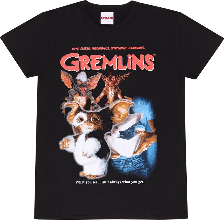 Gremlins Homeage Style Tričko černá - Merchstore.cz Gremlins Homeage Style Tričko černá - Merchstore.cz