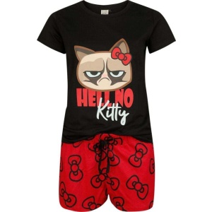 Grumpy Cat Grumpy Cat - Hell No Kitty pyžama vícebarevný - Merchstore.cz