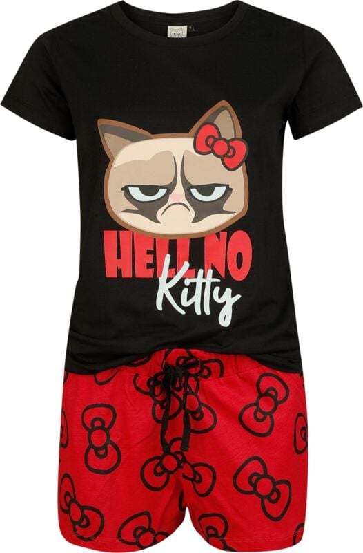 Grumpy Cat Grumpy Cat - Hell No Kitty pyžama vícebarevný - Merchstore.cz