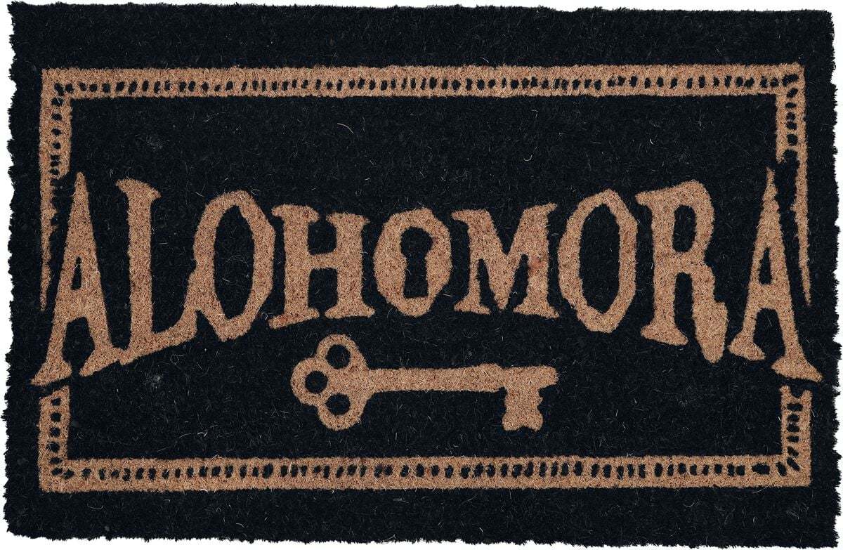 Harry Potter Alohomora Rohožka matná černá - Merchstore.cz