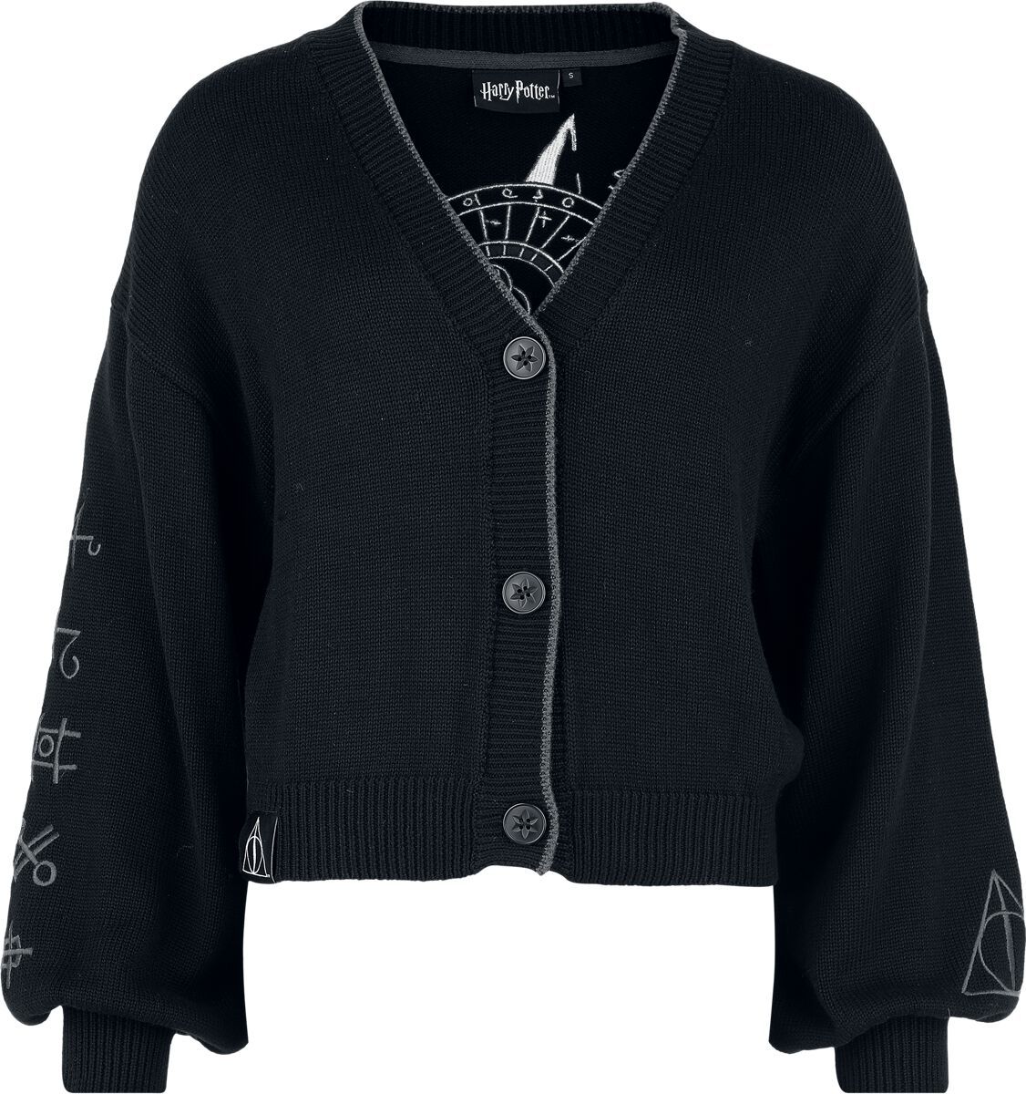 Harry Potter Cardigan Dámský kardigan šedá - Merchstore.cz