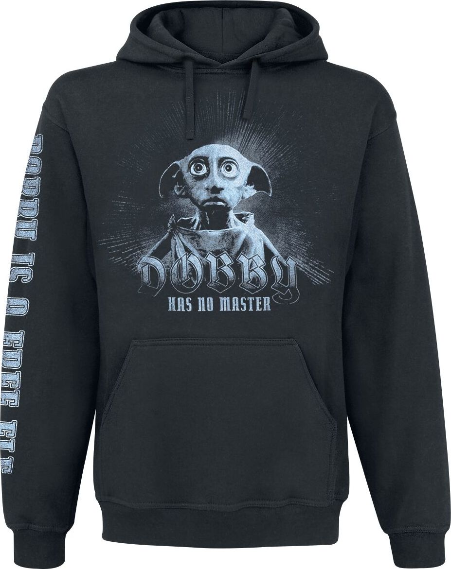 Harry Potter Dobby Has No Master Mikina s kapucí černá - Merchstore.cz