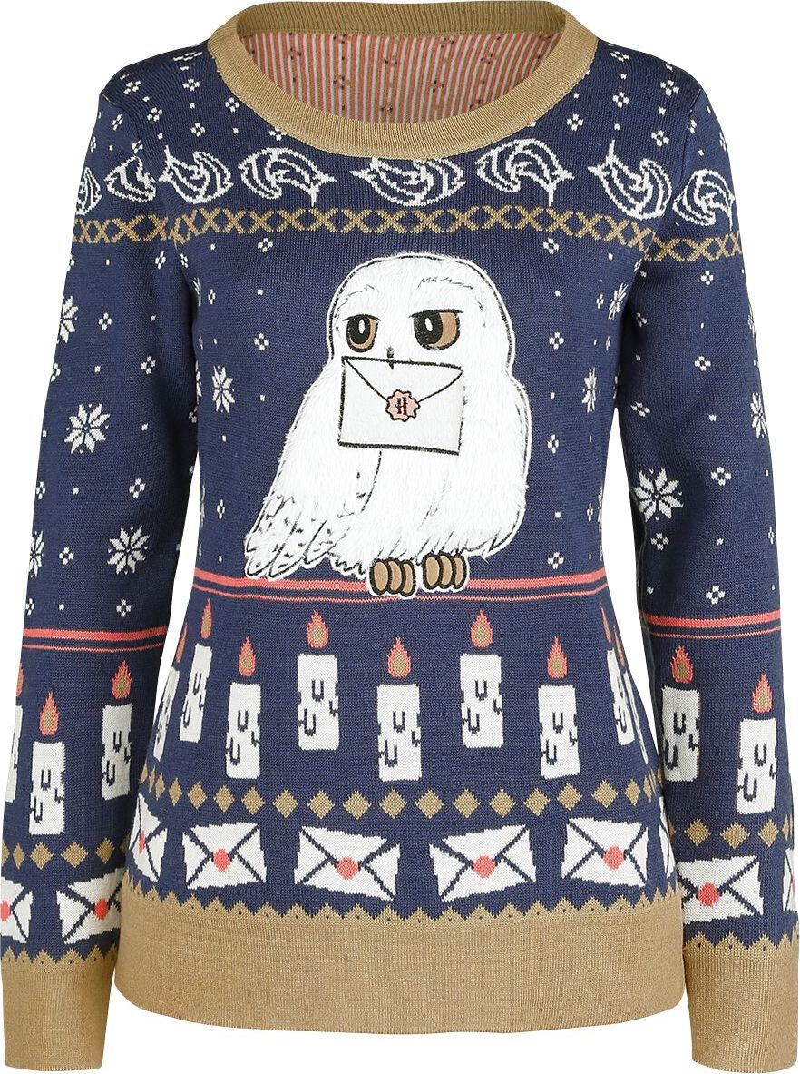 Harry Potter Hedwig Pletený svetr vícebarevný - Merchstore.cz