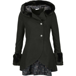 Harry Potter Hogwarts Dámský kabát černá - Merchstore.cz