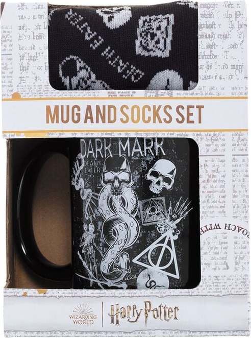 Harry Potter Hrnek s ponožkami Dark Arts Hrnek vícebarevný - Merchstore.cz