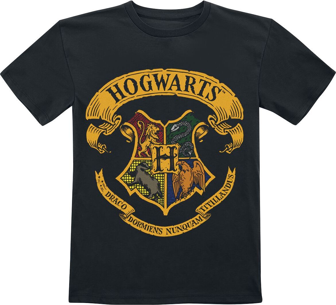 Harry Potter Kids - Hogwarts Crest detské tricko černá - Merchstore.cz Harry Potter Kids - Hogwarts Crest detské tricko černá - Merchstore.cz