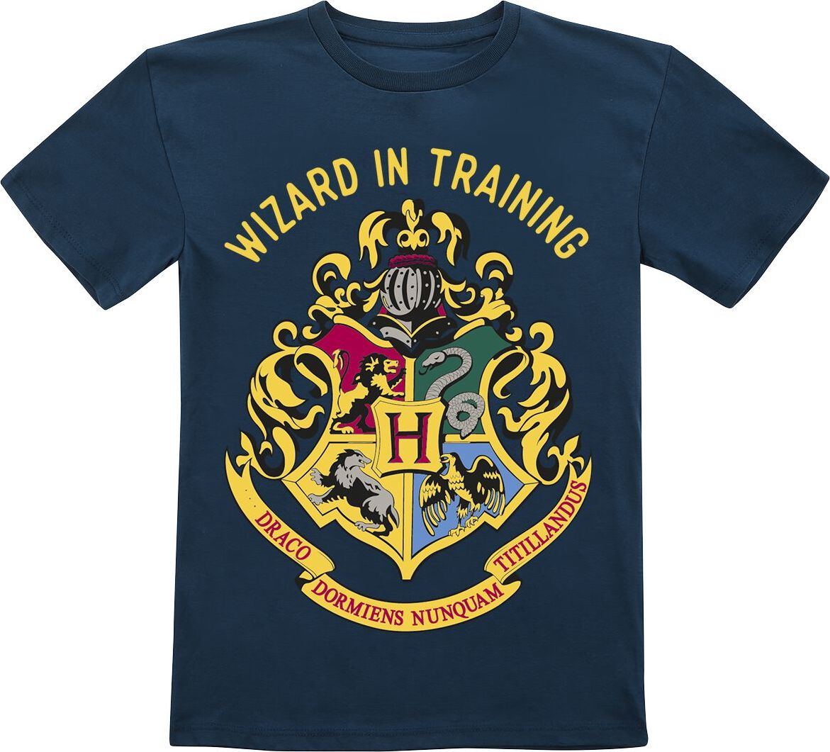 Harry Potter Kids - Wizard In Training detské tricko tmavě modrá - Merchstore.cz