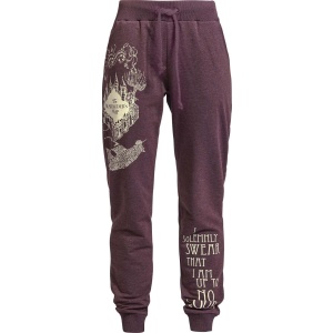 Harry Potter Marauder's Map Dámské tepláky s nádechem bordové