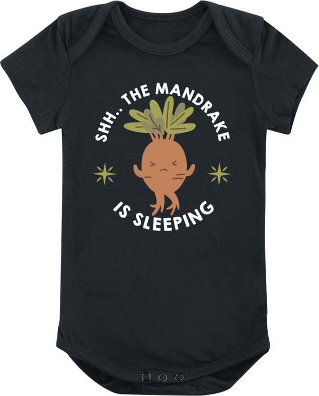 Harry Potter Shh.. The Mandrake Is Sleeping body černá - Merchstore.cz Harry Potter Shh.. The Mandrake Is Sleeping body černá - Merchstore.cz