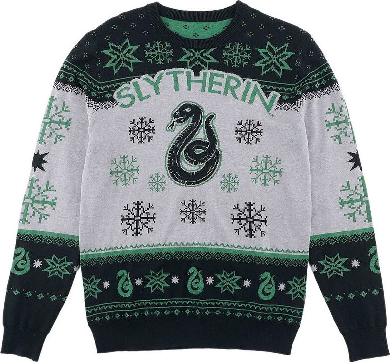 Harry Potter Slytherin Pletený svetr vícebarevný - Merchstore.cz