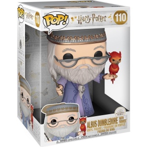 Harry Potter Vinylová figurka č. 110 Dumbledore With Fawkes (Jumbo Pop!) Sberatelská postava standard