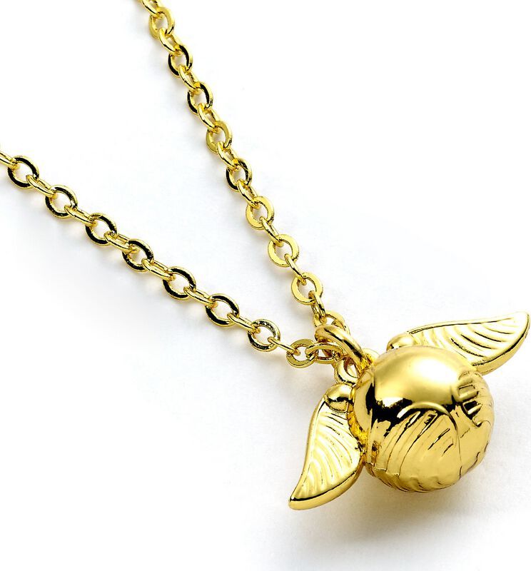 Harry Potter Zlatonka Náhrdelník - řetízek zlatá - Merchstore.cz Harry Potter Zlatonka Náhrdelník - řetízek zlatá - Merchstore.cz