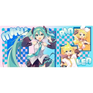 Hatsune Miku Miku and Friends podložka pod myš vícebarevný
