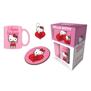 Hello Kitty Dárková sada Hello Kitty (My Heart) Fan balícek vícebarevný
