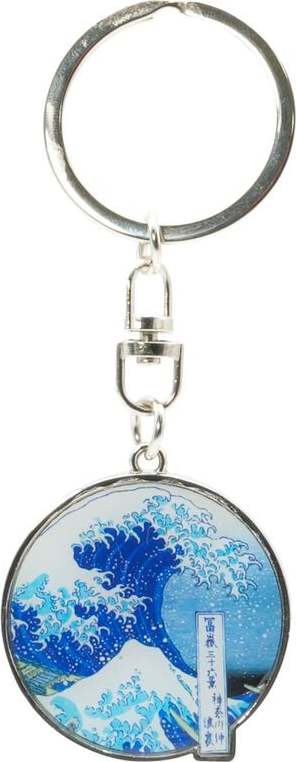 Hokusai Great Wave Great Wave Klíčenka vícebarevný - Merchstore.cz