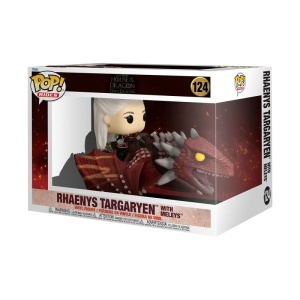 House Of The Dragon Vinylová figurka č.124 Rhaenys Targaryen with Meleys (Pop! Rides Deluxe) Sberatelská postava vícebarevný - Merchstore.cz