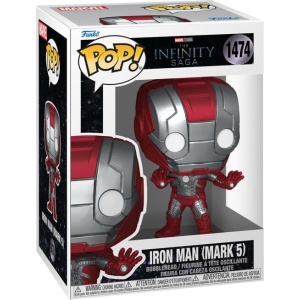 Iron Man Vinylová figurka č.1474 Iron Man (Mark 5) Sberatelská postava vícebarevný - Merchstore.cz