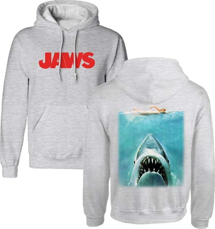 Jaws Jaws - Poster Mikina s kapucí prošedivelá - Merchstore.cz