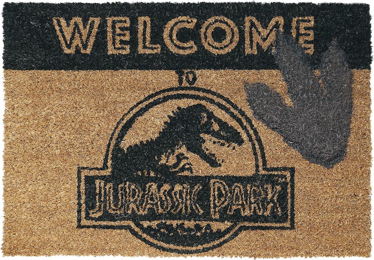 Jurassic Park Welcome Rohožka vícebarevný - Merchstore.cz Jurassic Park Welcome Rohožka vícebarevný - Merchstore.cz