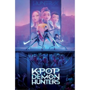 KPop Demon Hunters Key Art plakát vícebarevný - Merchstore.cz