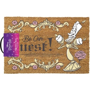 Kráska a zvíře Be Our Guest Rohožka vícebarevný