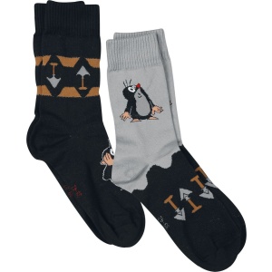 krtek Krteček - sada 2 ks Ponožky vícebarevný - Merchstore.cz