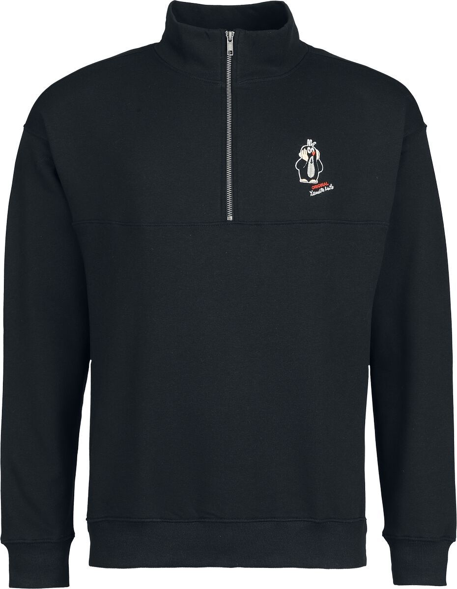 krtek Mikina se zapínáním na zip Krteček Mikina černá - Merchstore.cz