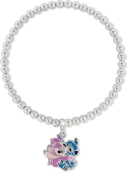 Lilo & Stitch Stitch and Angel náramek stríbrná - Merchstore.cz