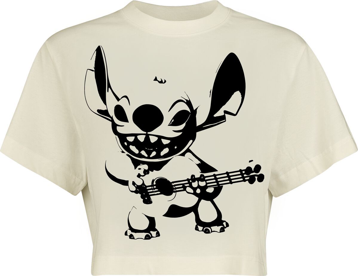 Lilo & Stitch Stitch Guitar Dámské tričko bílá - Merchstore.cz Lilo & Stitch Stitch Guitar Dámské tričko bílá - Merchstore.cz