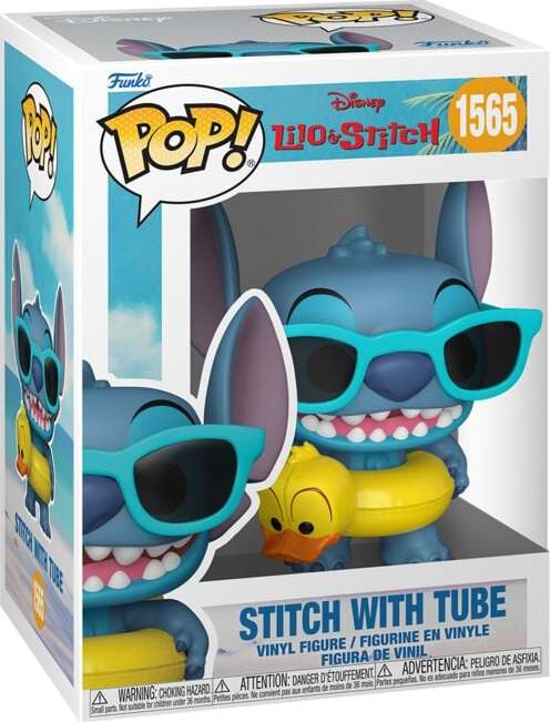 Lilo & Stitch Vinylová figurka č.1565 Stitch with Tube Sberatelská postava standard - Merchstore.cz