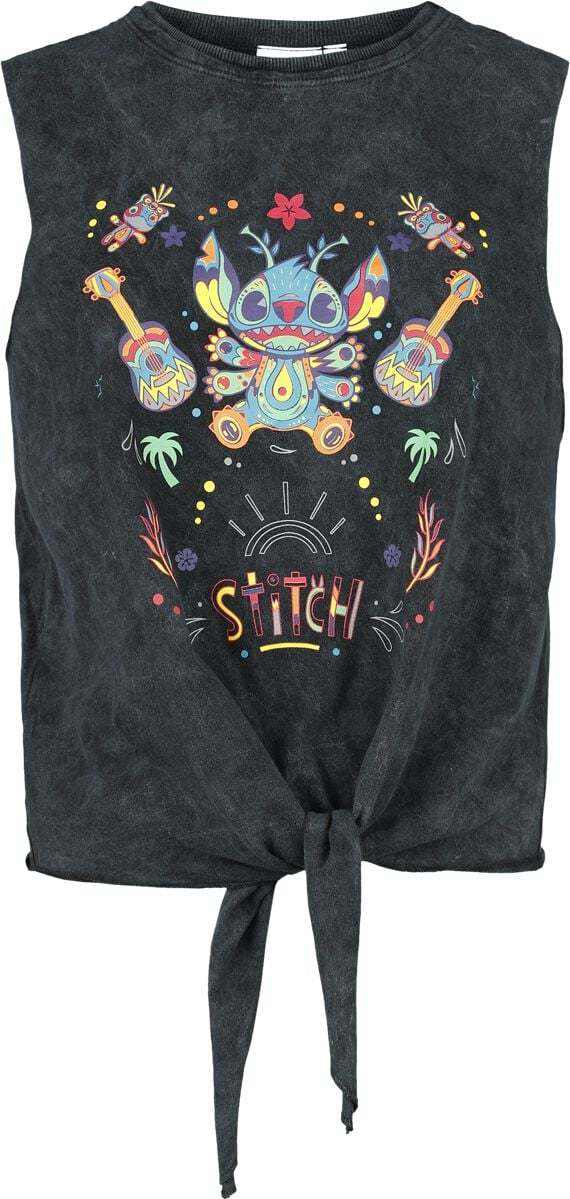 Lilo & Stitch Viva Mexico Dámský top černá - Merchstore.cz