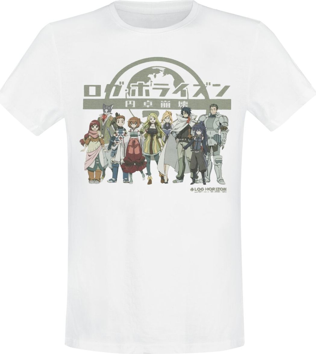 Log Horizon Group Tričko bílá - Merchstore.cz