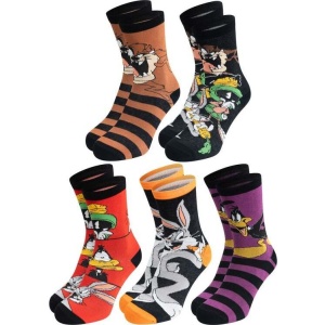 Looney Tunes Balení 5 párů ponožek Looney Tunes Ponožky vícebarevný