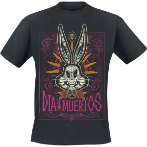 Looney Tunes Dia De Los Muertos Tričko černá - Merchstore.cz
