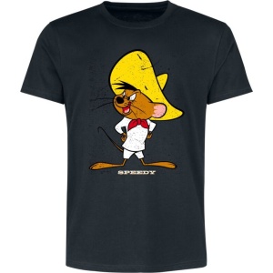Looney Tunes Speedy Gonzales Tričko černá - Merchstore.cz