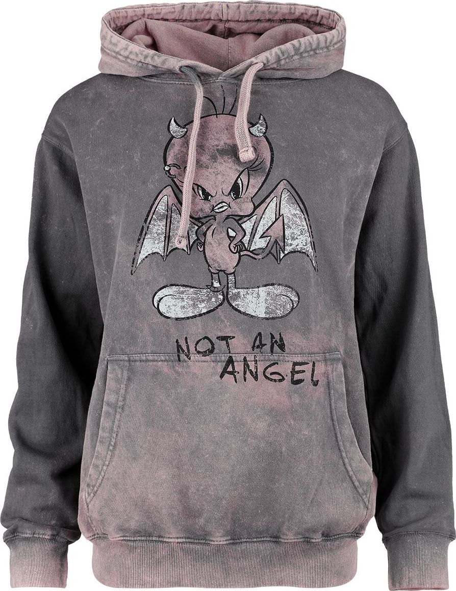 Looney Tunes Tweety - Not an Angel Dámská mikina s kapucí vícebarevný - Merchstore.cz