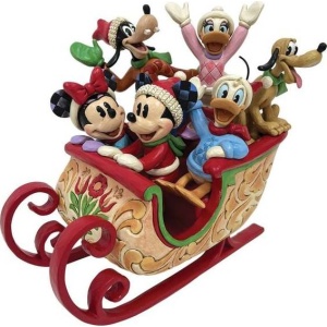 Mickey & Minnie Mouse A Sleigh Full of Joy Sberatelská postava vícebarevný